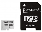 Карта памяти 32Gb - Transcend 300S MicroSDHC Class 10 UHS-I TS32GUSD300S-A