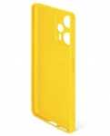 Чехол DF для Poco F5 / Xiaomi Redmi Note 12 Turbo Silicone Yellow poCase-14