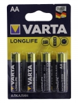 Батарейка AA - Varta Longlife 4106 LR6 (4 штуки)