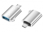 Аксессуар Pero AD02 OTG MicroUSB - USB 2.0 Silver PRAD02MUSR