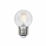 Лампочка Uniel LED G45 E27 6W 220V 3000K 500Lm Warm Light LED-G45-6W/WW/E27/FR PLS02WH