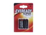 Батарейка AAA - Energizer Eveready Super R03 1.5V (4шт) E301156100 / 11647