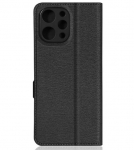 Чехол DF для Xiaomi Redmi 12 Black xiFlip-96