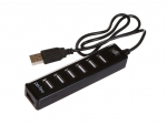 Хаб USB Perfeo PF-H034 7 Ports Black PF_C3225
