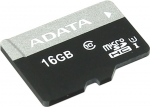 Карта памяти 16Gb - A-Data Premier - Micro Secure Digital HC Class 10 UHS-I U1 AUSDH16GUICL10-R