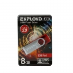 USB Flash Drive 8Gb - Exployd 530 Red EX008GB530-R