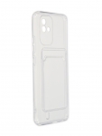 Чехол Zibelino для Realme Narzo 50i Silicone Card Holder Transparent ZSCH-RLM-N50I-CAM-TRN