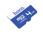 Карта памяти 4Gb - Hoco Micro Secure Digital Class 6 Dark Blue 6957531090359