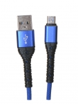 Аксессуар Red Line USB – MicroUSB 3А Blue УТ000034237