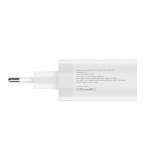 Зарядное устройство Pero TC14 USB-A QC3.0 + USB-C PD + USB-C PD 48W White TC14W