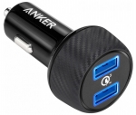 Зарядное устройство Anker PowerDrive 2XUSB 39W Black A2228H11