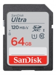Карта памяти 64Gb - SanDisk Ultra Secure Digital XC UHS-I SDSDUN4-064G-GN6IN
