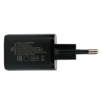 Зарядное устройство Gembird Cablexpert USB - Type-C 3А QC3.0/PD Black MP3A-PC-43