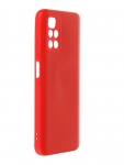 Чехол DF для Xiaomi Redmi 10 / 10 Prime / Redmi 10 2022 (4G) с микрофиброй Silicone Red xiOriginal-24