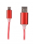 Аксессуар Ainy FA-179C USB - MicroUSB 1m Red
