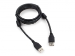Аксессуар Gembird Cablexpert Pro USB2.0 AM/AF 1.8m Black CCF2-USB2-AMAF-6