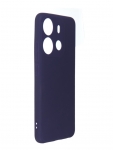Чехол Neypo для Tecno Spark Go 2023 / Pop 7 Soft Matte с защитой камеры Silicone Dark Purple NST60667