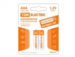 Аккумулятор AAA - TDM-Electric 1000mAh Ni-MH BP-2 SQ1702-0075 (2 штуки)