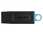 USB Flash Drive Kingston DataTraveler Exodia 64 ГБ, 1 шт., черный/голубой