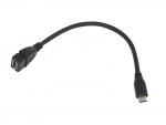 Аксессуар Vbparts Type-C - USB 3.0 OTG 25cm Black 057510