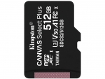 Карта памяти 512Gb - Kingston Canvas Select Plus MicroSDXC UHS-I Class U3 V30 A1 SDCS2/512GBSP