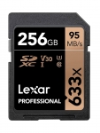Карта памяти 256Gb - Lexar Professional SDXC UHS-I LSD256CB633