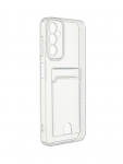 Чехол Zibelino для Samsung Galaxy A14 4G / 5G Silicone Card Holder защита камеры Transparent ZSCH-SAM-A14-CAM-TRN