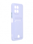 Чехол Neypo для Honor X6 / X8 5G / 70 Lite 5G Pocket Matte Silicone с карманом Lilac NPM59830