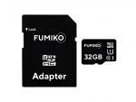 Карта памяти 32Gb - Fumiko Micro Secure Digital HC Class 10 UHS-I с переходником под SD FSD-08
