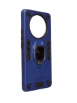Чехол DF для Realme 11 Pro Plus с магнитом и кольцом Dark Blue rmArmor-08