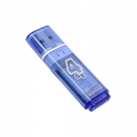 USB Flash Drive 4Gb - Smartbuy Glossy Blue SB4GBGS-B