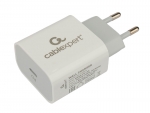 Зарядное устройство Gembird Cablexpert Type-C 3А QC3.0/PD White MP3A-PC-44