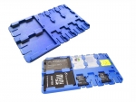 Футляр REFI Holder SD / microSD / SIM Blue