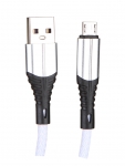 Аксессуар Zibelino USB - MicroUSB 2А 1m White ZDNC-MIC-WHT