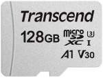 Карта памяти 128Gb - Transcend MicroSD 300S UHS-I U1 TS128GUSD300S