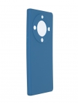 Накладка Zibelino для Honor X9a 5G Soft Matte с микрофиброй Blue ZSMF-HON-X9A-BLU