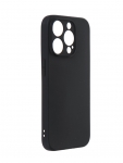 Чехол DF для APPLE iPhone 15 Pro Silicone Black iCase-38
