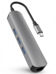 Хаб USB HyperDrive Hyper 6-in-1 USB-C Hub Space Grey HD233B-GRAY