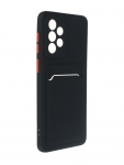 Чехол Neypo для Samsung Galaxy A33 5G Pocket Matte Silicone с карманом Black NPM55565