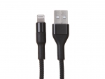 Аксессуар Media Gadget USB - Lightning 2A 1.0m Black MGC021NBK