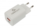 Зарядное устройство Gembird Cablexpert USB - Type-C 3А QC3.0/PD White MP3A-PC-42