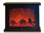 Светильник Uniel ULD-L2821-005/DNB/Red-Brown Fireplace