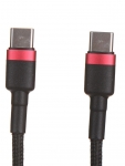 Аксессуар Baseus Cafule PD 2.0 100W Flash Charging USB - Type-C 2m Red-Black CATKLF-AL91
