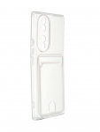 Чехол Neypo для Honor 70 Pocket Silicone с карманом Transparent ACS57236