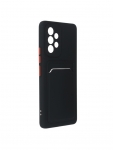 Чехол Neypo для Samsung Galaxy A53 5G Pocket Matte Silicone с карманом Black NPM55580