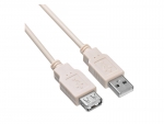 Аксессуар Ningbo USB-A - USB-A 3m USB2.0-AM-AF-3-BR 841880
