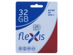 Карта памяти 32Gb - Flexis Micro Secure Digital HC Class 10 U1 FMSD032GU1