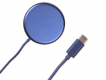 Зарядное устройство Baseus Simple Mini Magnetic Wireless Charger Blue WXJK-H03