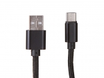 Аксессуар Media Gadget USB - Type-C 2A 1.0m Black MGC005TBK