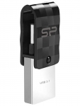 USB Flash Drive 128Gb - Silicon Power Mobile C31 USB 3.1 / USB Type-C Black SP128GBUC3C31V1K